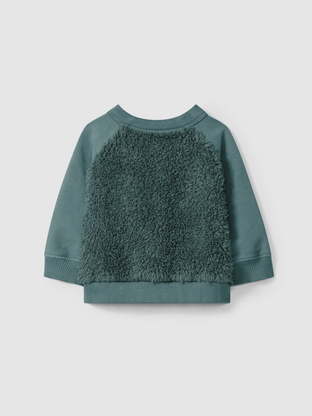 Gilet en fourrure en coton biologique Gilet en fourrure en coton biologique