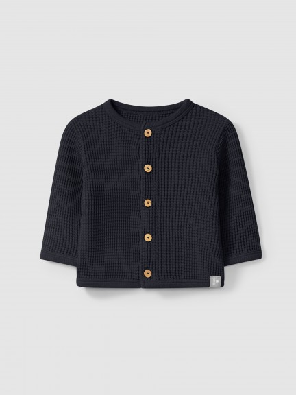 Waffle weave coat Waffle weave coat