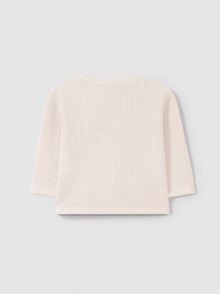 Waffle weave coat Waffle weave coat