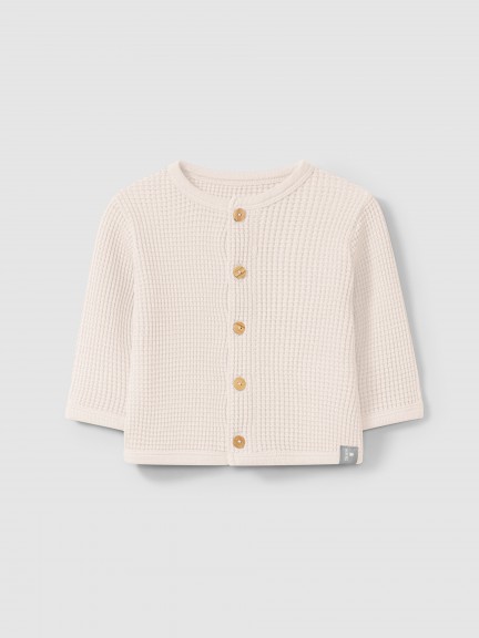Waffle weave coat Waffle weave coat