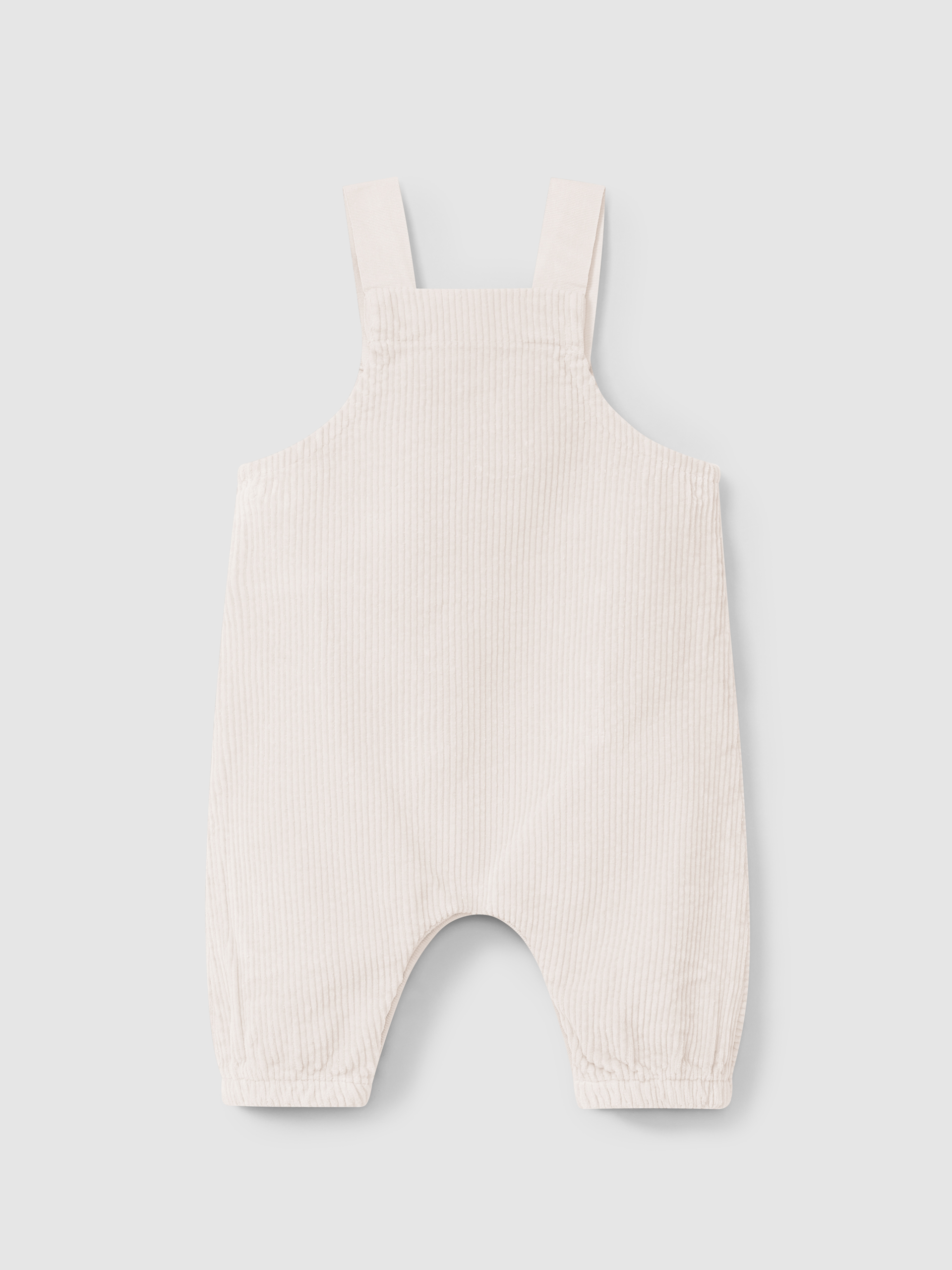 Organic cotton velvet dungarees