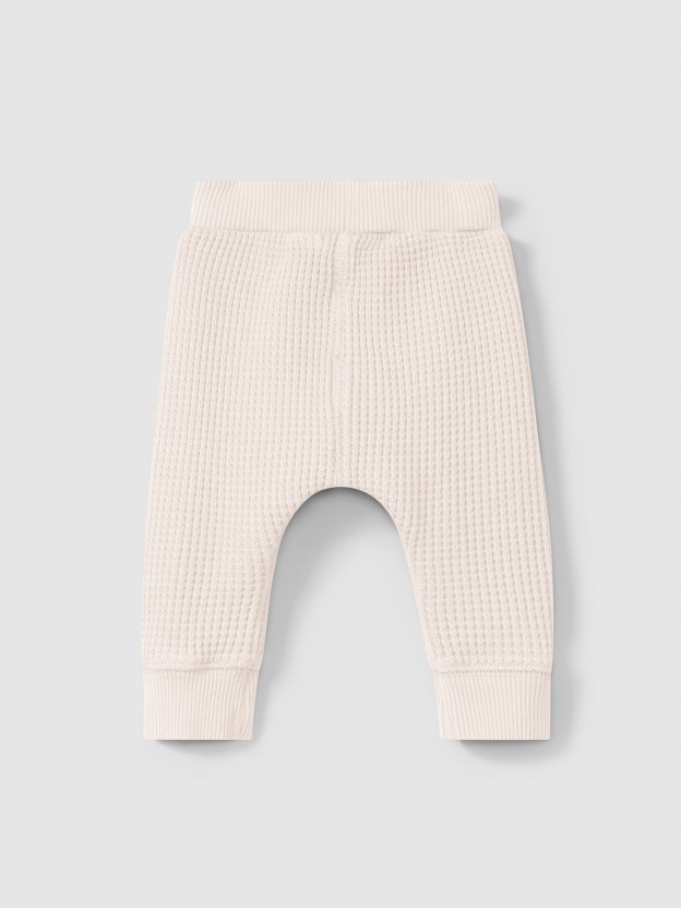 Leggings en maille gaufr�e