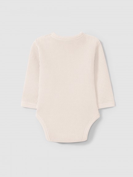 Bodysuit in waffle weave Bodysuit in waffle weave
