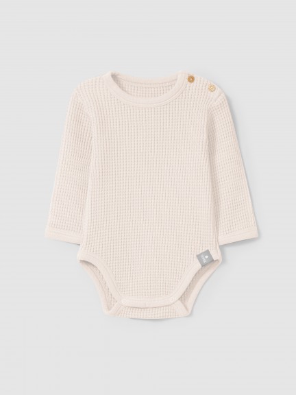 Bodysuit in waffle weave Bodysuit in waffle weave