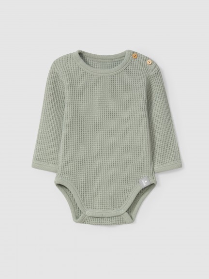 Bodysuit in waffle weave Bodysuit in waffle weave
