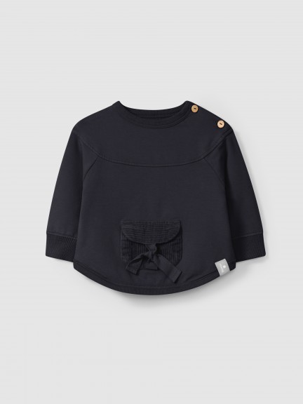 Sweat en peluche avec poche Sweat en peluche avec poche