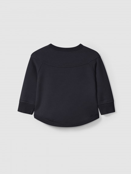 Sweat en peluche avec poche Sweat en peluche avec poche