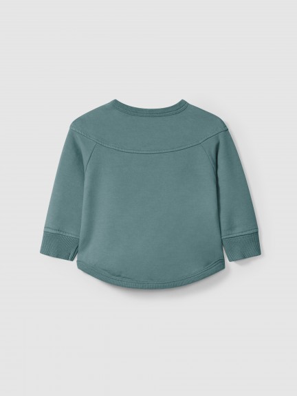 Sweat em felpa com bolso Sweat em felpa com bolso