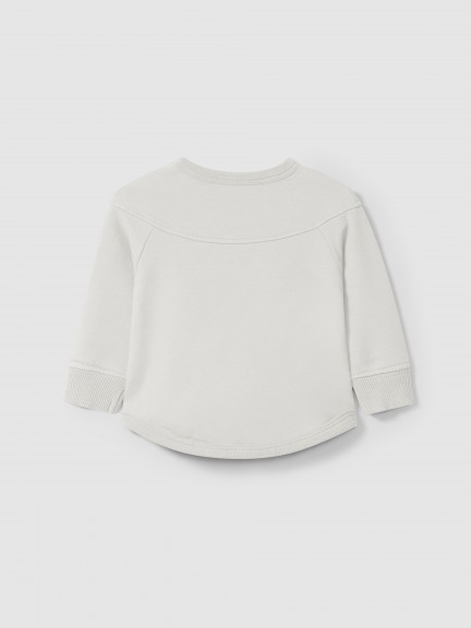Sweat en peluche avec poche Sweat en peluche avec poche