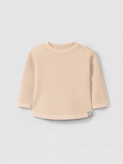 Pull en maille gaufrée Pull en maille gaufrée
