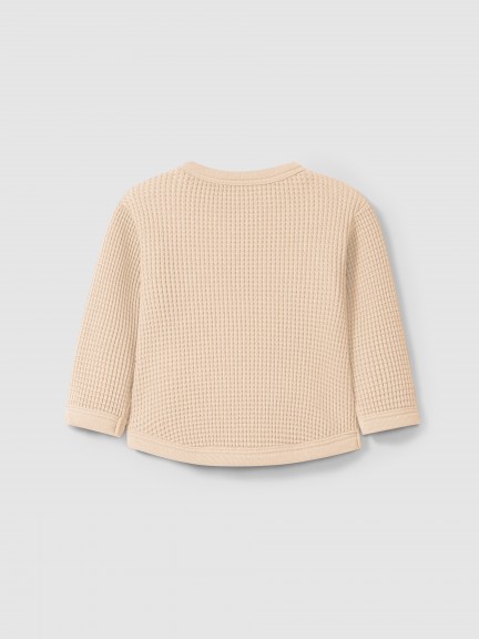 Pull en maille gaufrée Pull en maille gaufrée