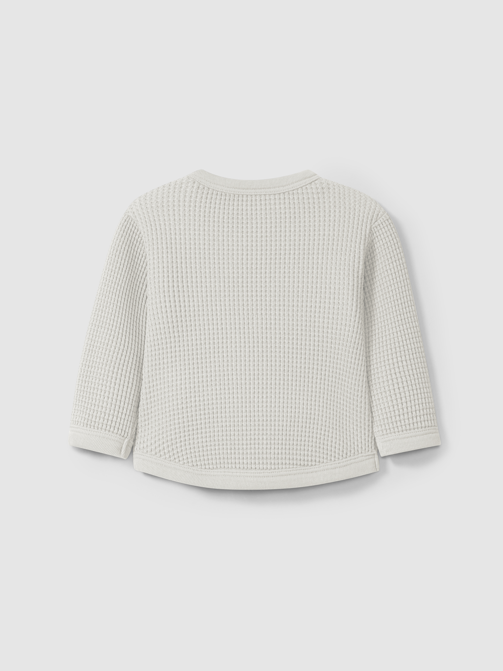 Camisola em malha waffle
