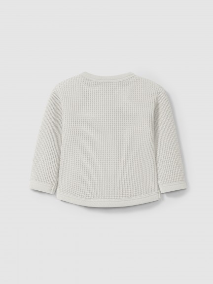 Waffle weave sweater Waffle weave sweater