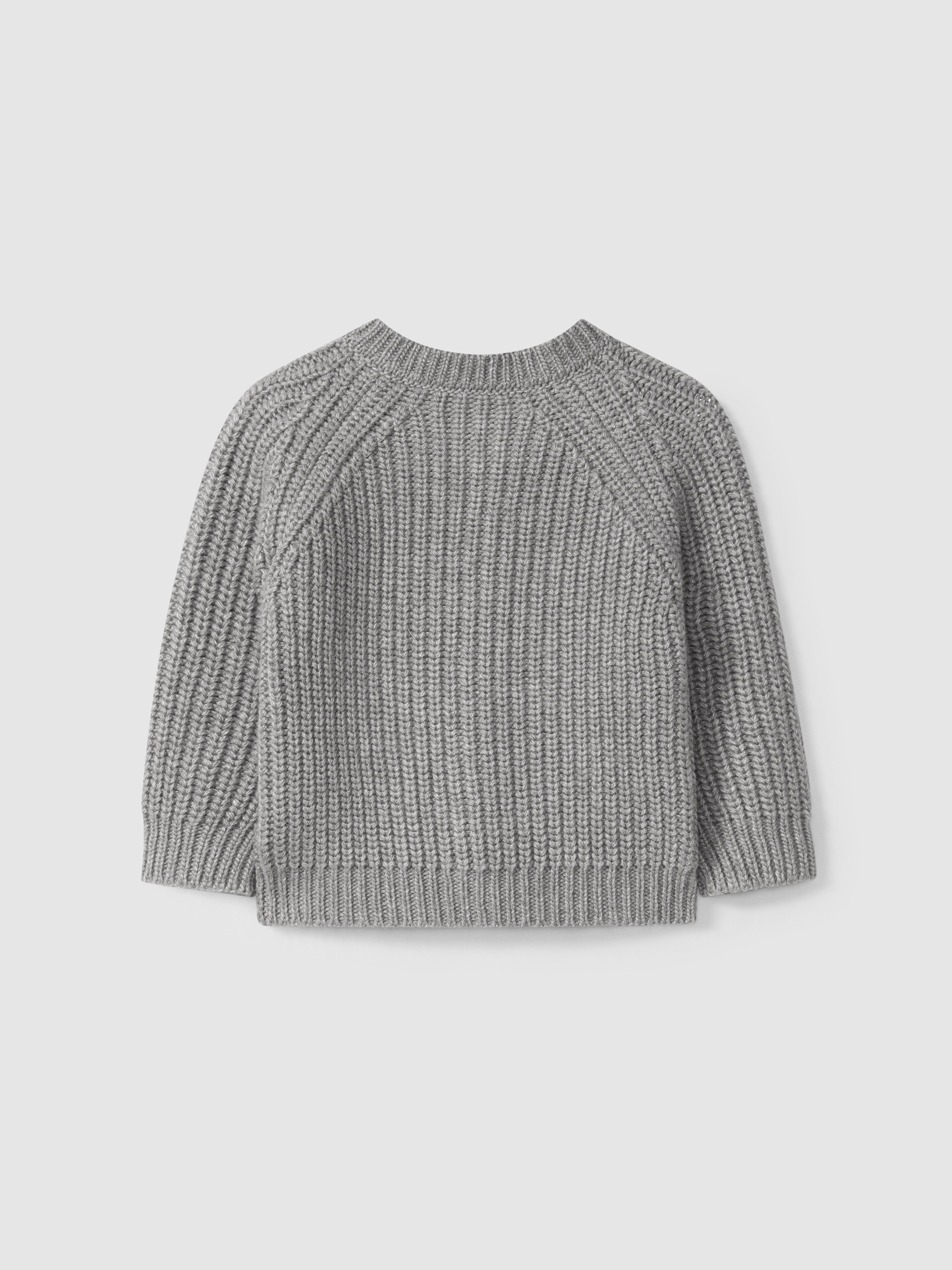 Gilet tricoté à col rond