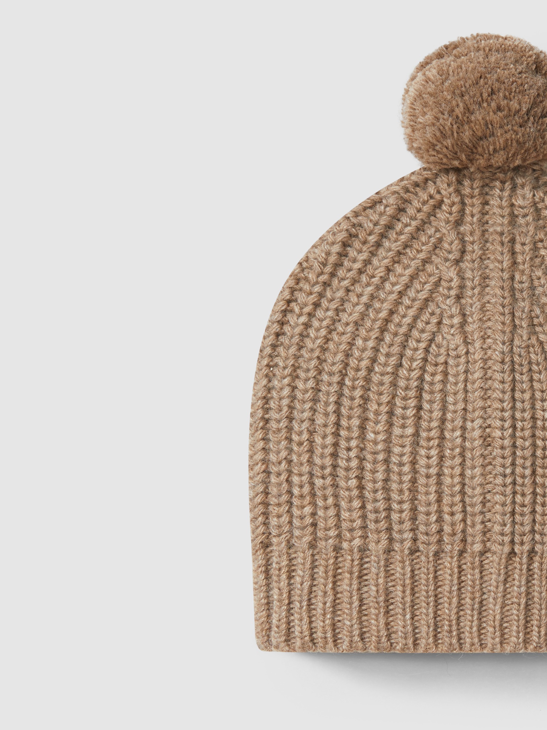 Gorro de punto com pompón