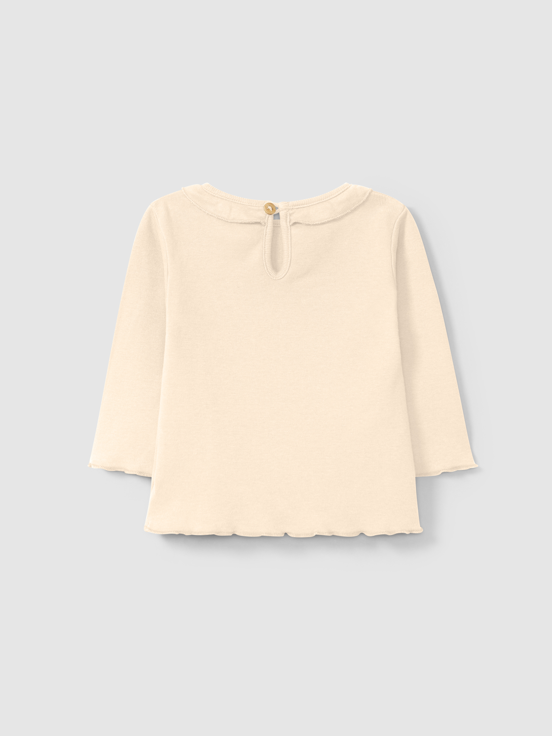 Longsleeve com gola de folho