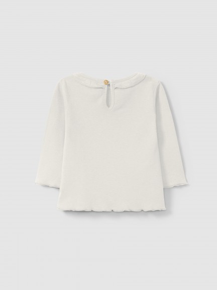 Longsleeve with ruffled collar Longsleeve with ruffled collar
