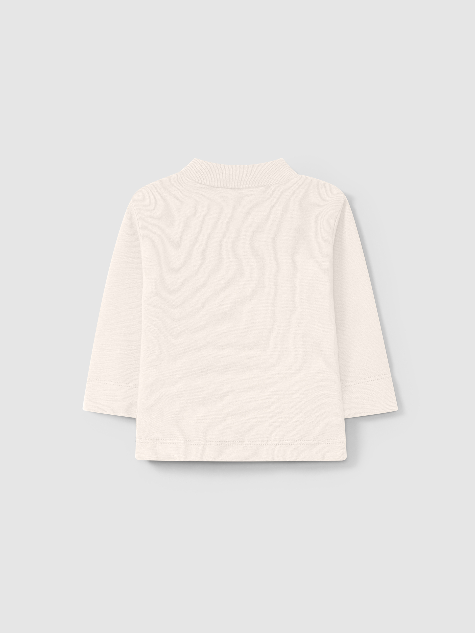 Camiseta cuello alto en algodón orgánico
