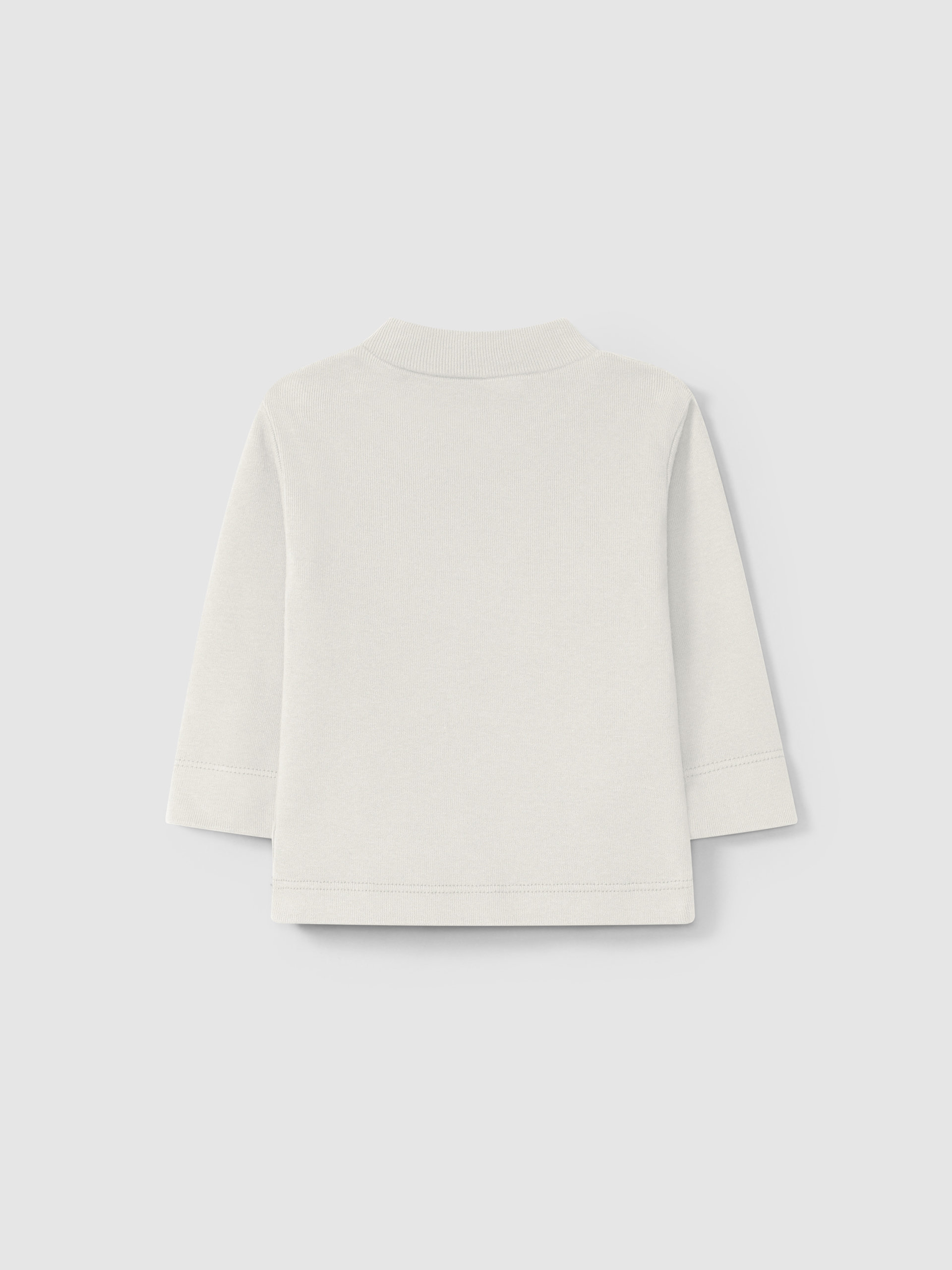 Camiseta cuello alto en algodón orgánico