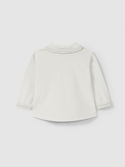 Longsleeve avec détail de dentelle Longsleeve avec détail de dentelle