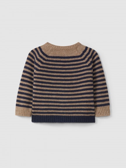 Striped knitted jumper Striped knitted jumper