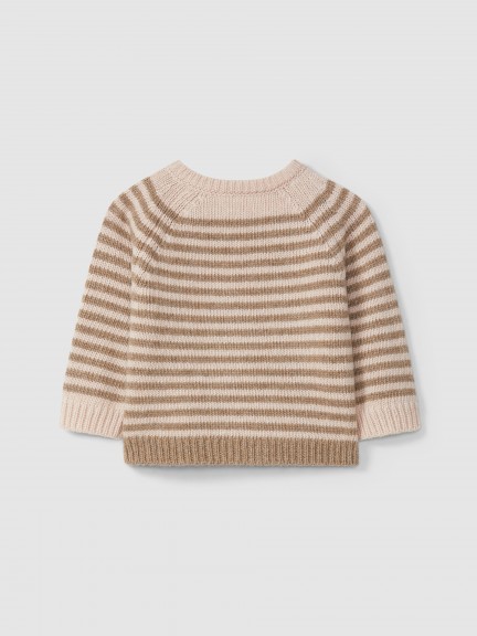 Striped knitted jumper Striped knitted jumper