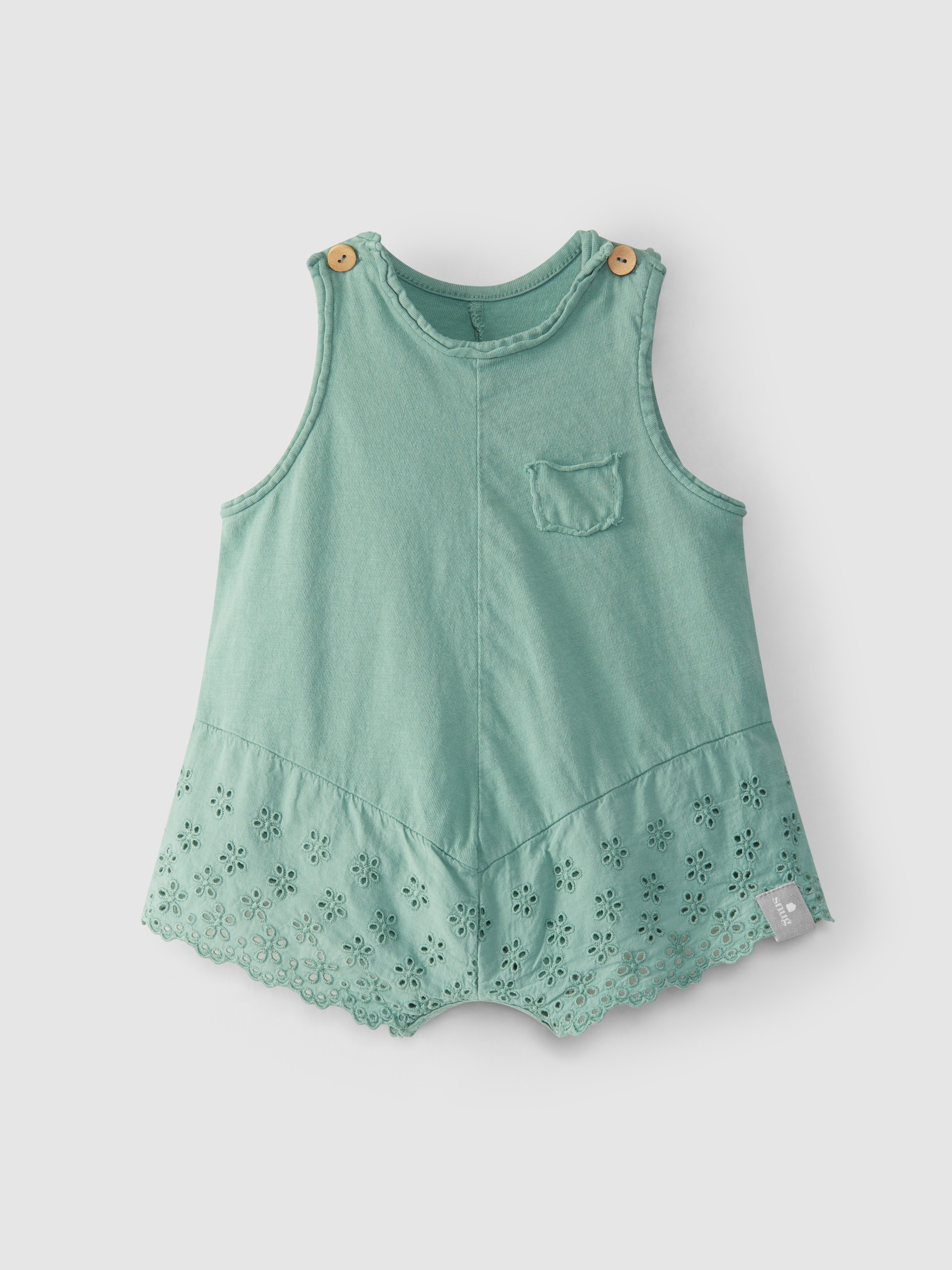 Salopette broderie anglaise