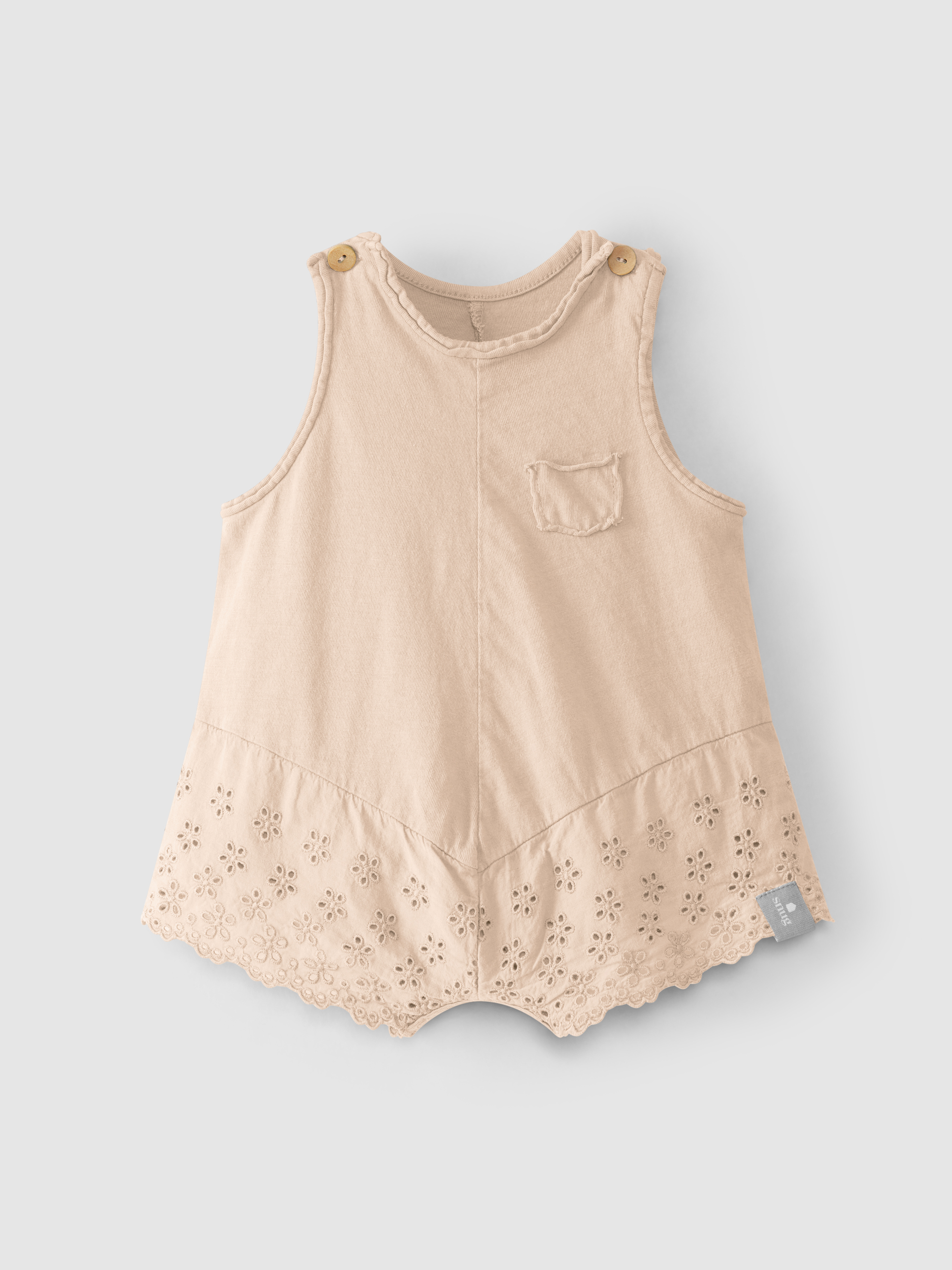Jumpsuit English embroidery