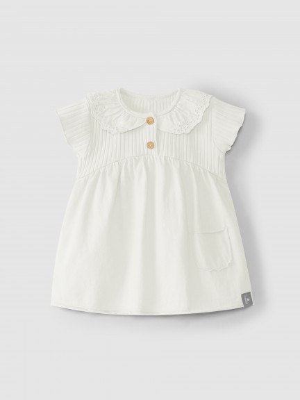 Dress English embroidery collar
