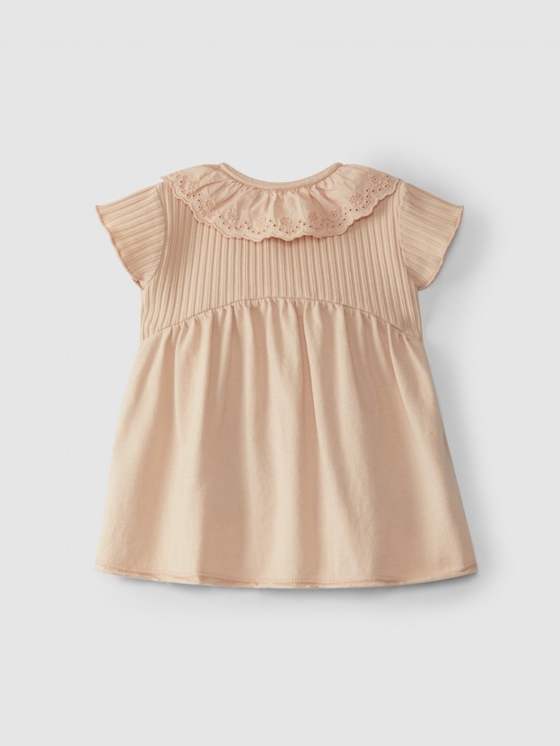 Dress English embroidery collar Dress English embroidery collar