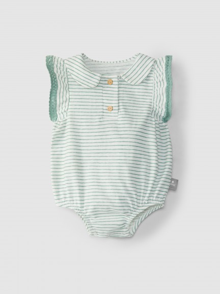 Striped shortie ruffled sleeves Striped shortie ruffled sleeves