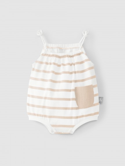 Striped shortie with pocket Striped shortie with pocket