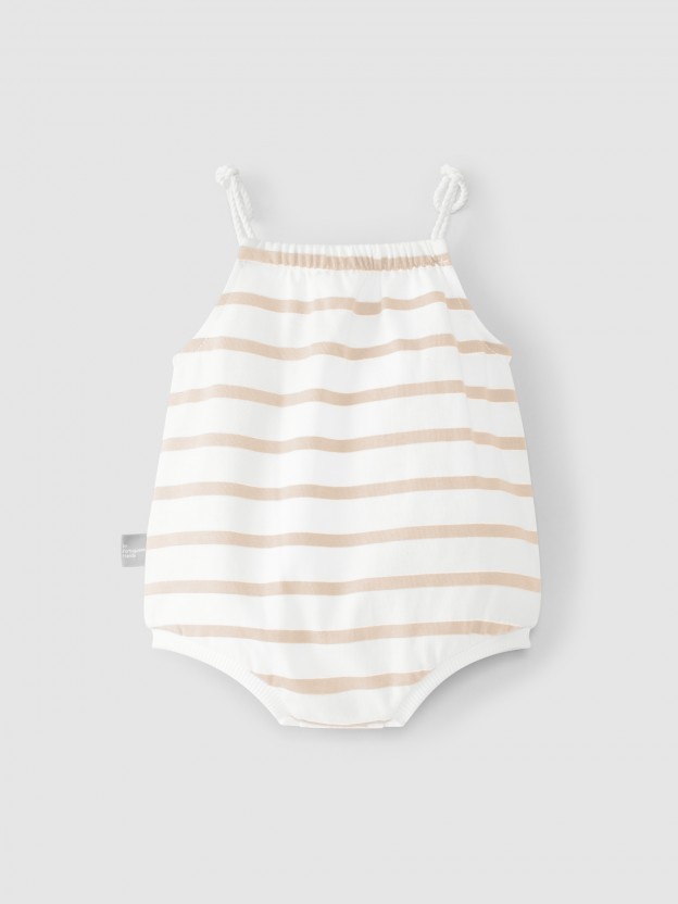 Striped shortie with pocket Striped shortie with pocket