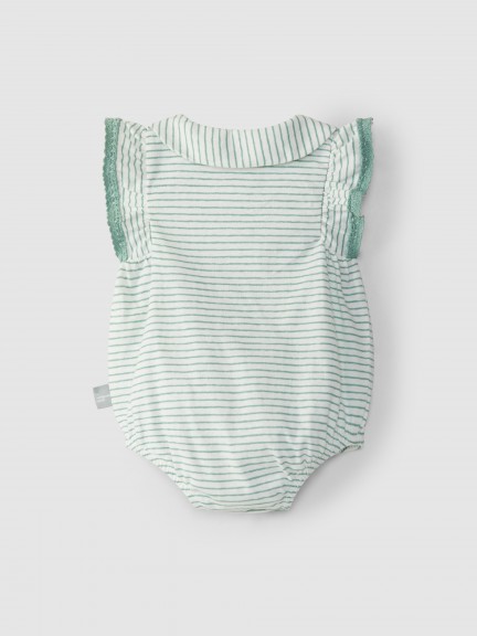 Striped shortie ruffled sleeves Striped shortie ruffled sleeves