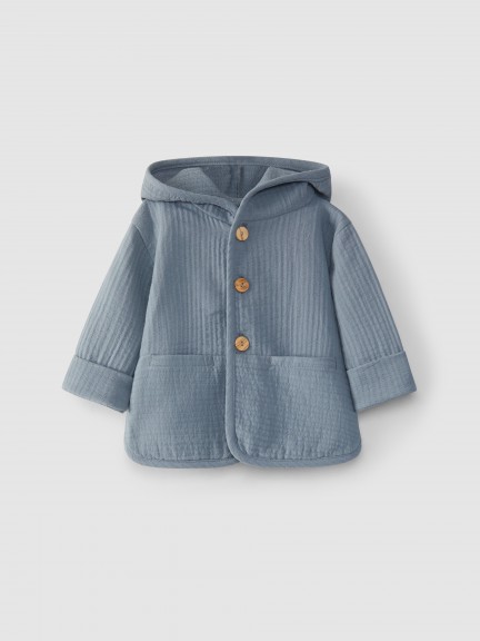 Plain hooded jacket Plain hooded jacket