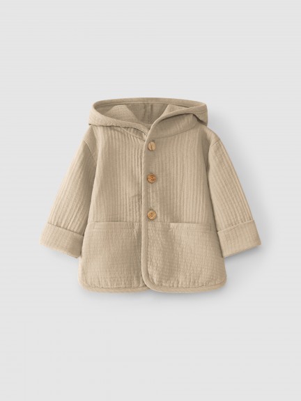 Plain hooded jacket Plain hooded jacket