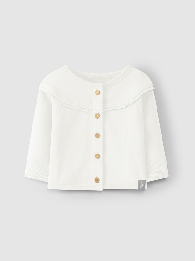 Plush jacket crochet lace Plush jacket crochet lace