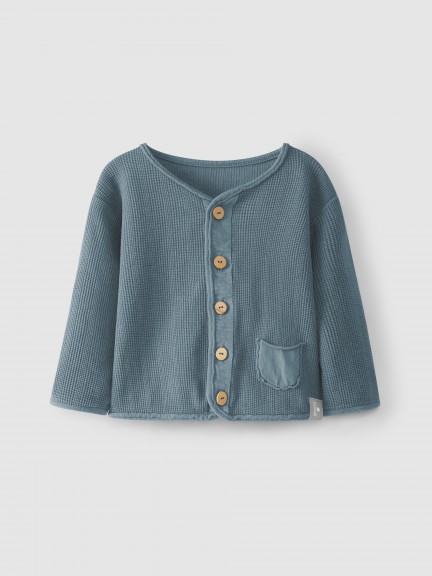 Waffle weave jacket Waffle weave jacket