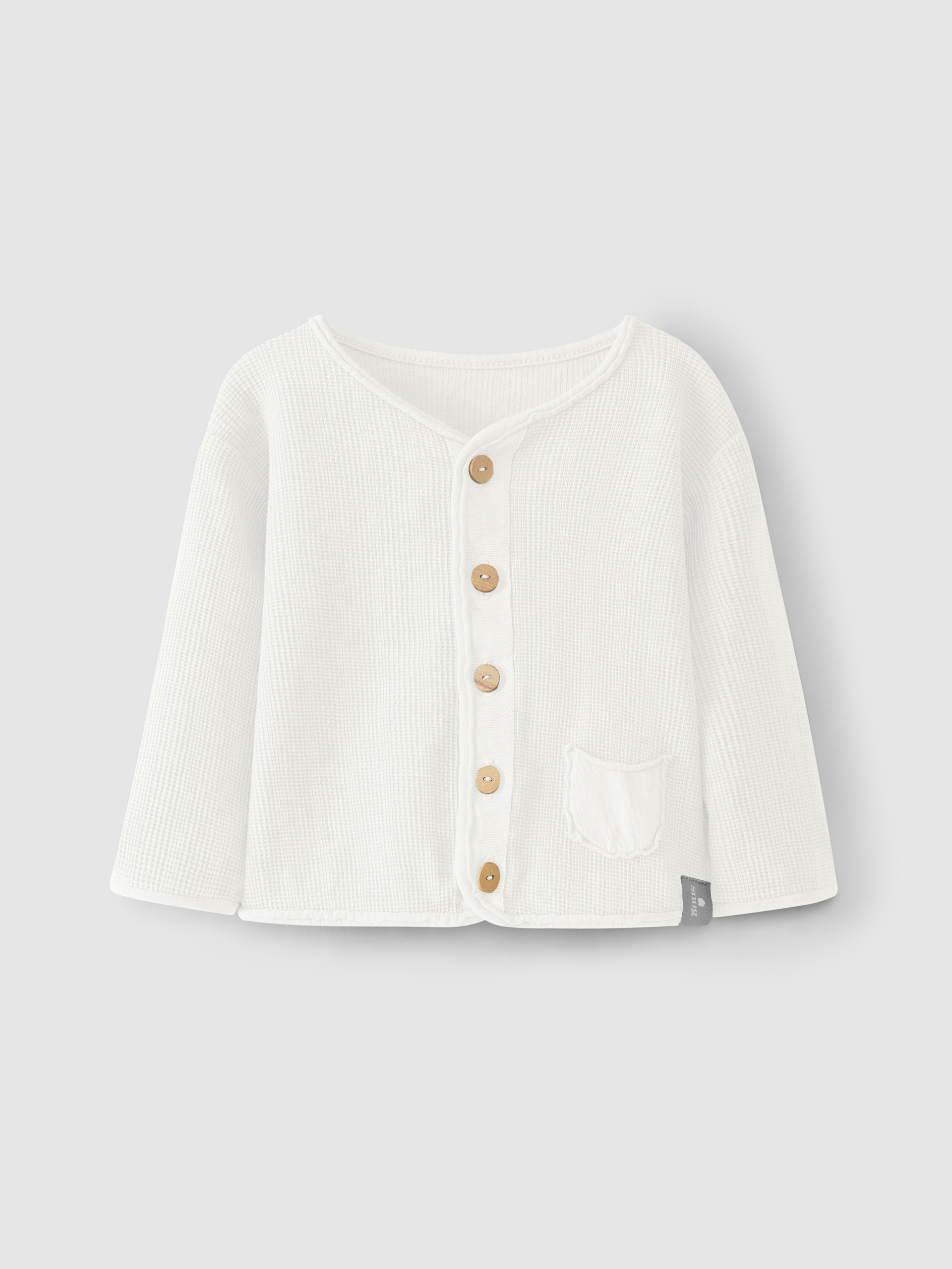 Waffle weave jacket
