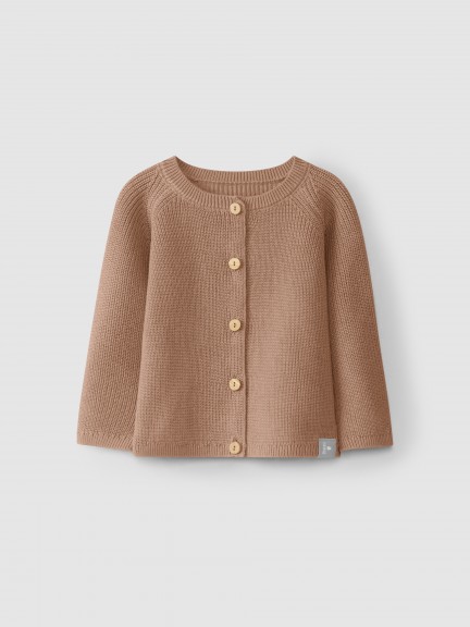 Knitted cardigan pearl stitch Knitted cardigan pearl stitch
