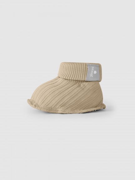 Ribbed jersey booties Ribbed jersey booties