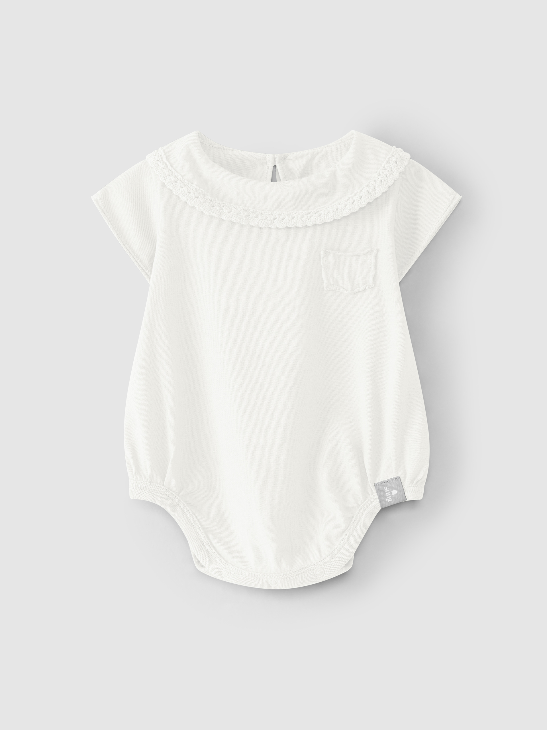 Body col en dentelle en crochet