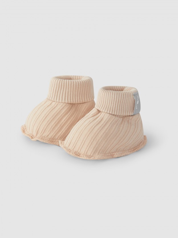 Petites bottes maille cannel�e