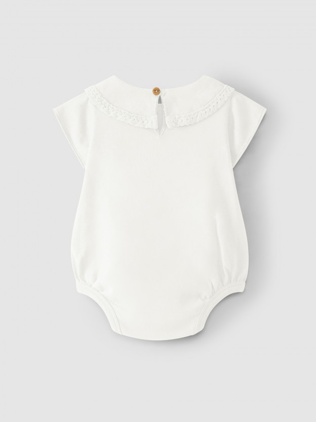 Body col en dentelle en crochet Body col en dentelle en crochet