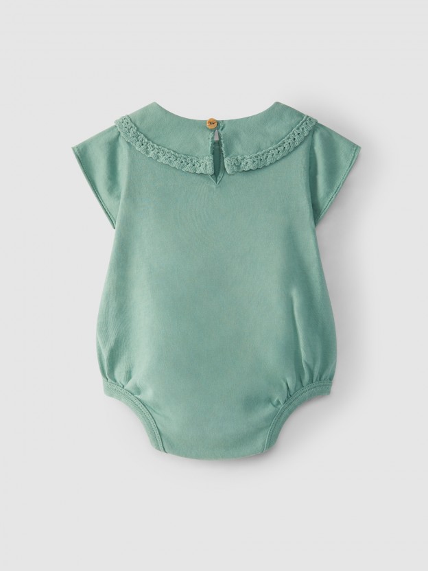 Body col en dentelle en crochet Body col en dentelle en crochet