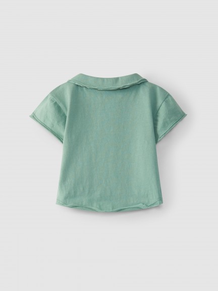 Plain polo shirt with pocket Plain polo shirt with pocket
