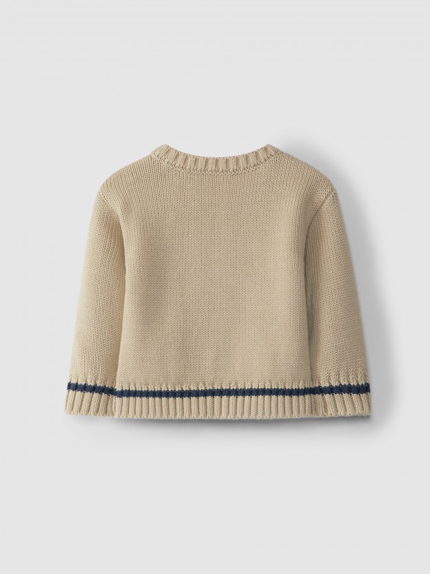Pull tricoté jacquard Pull tricoté jacquard