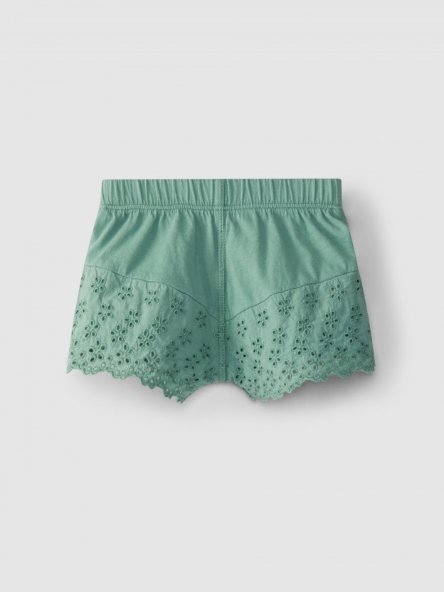 Shorts English embroidery