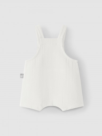 Plain dungaree shorts with pocket Plain dungaree shorts with pocket