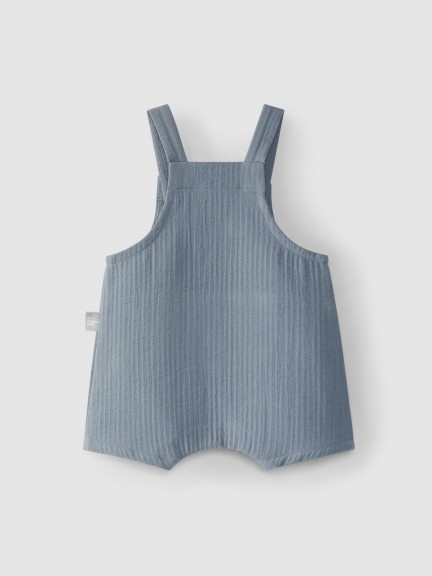 Plain dungaree shorts with pocket Plain dungaree shorts with pocket